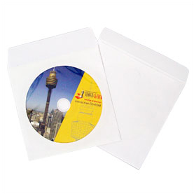 Papieren enveloppe met transparant venster